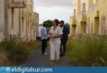 Visita a una de las viviendas de Llanos del Rey para evaluar su estado y las posibles actuaciones de rehabilitación