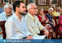 Diego Vega Roca, durante el homenaje celebrado en Puerto de la Cruz
