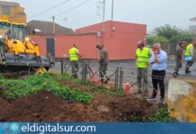 Trabajos de limpieza y acondicionamiento de barrancos en La Laguna