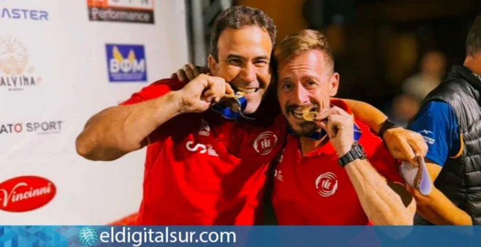 Mika Díaz, bronce europeo de parapente con la Selección Española