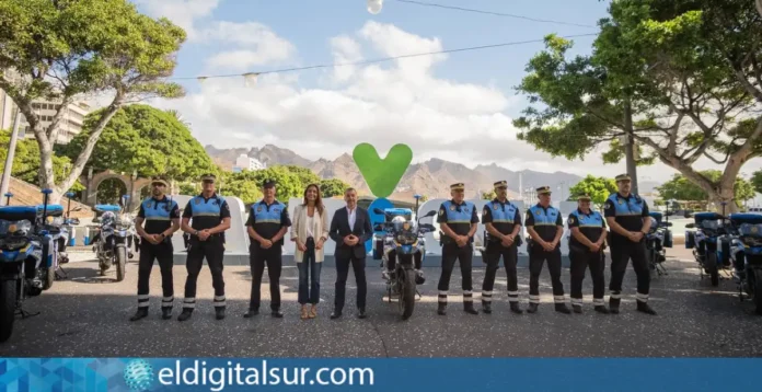 Nuevas motocicletas BMW de la Policía Local de Santa Cruz de Tenerife