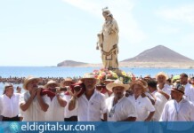 Embarque de Nuestra Señora de las Mercedes de Roja en El Médano