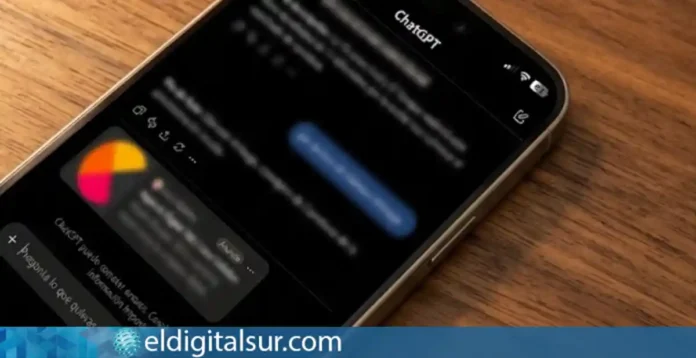 ChatGPT muestra publicidad en su interfaz.