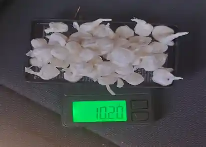 Sustancia estupefaciente intervenida por la Policía Nacional