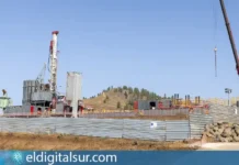 Imagen del lugar donde se desarrolla el sondeo geotérmico en Vilaflor