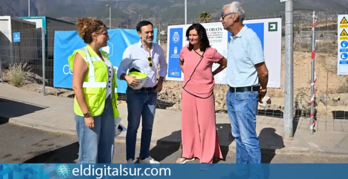 Visita a las obras de las nuevas viviendas de alquiler social en Tenerife