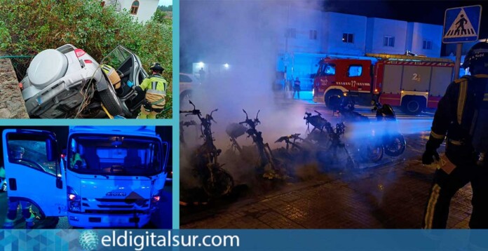 Bomberos de Tenerife intervienen en varias incidencias en la Isla