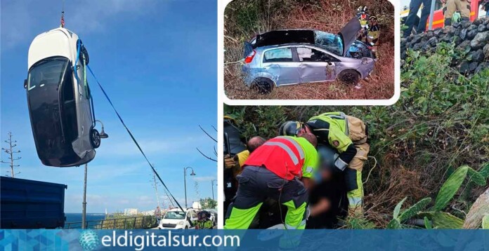 Bomberos de Tenerife intervienen en varios accidentes en la Isla