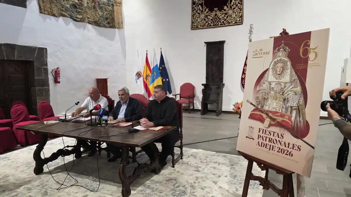 Presentación del programa de las Fiestas Patronales de Adeje 2026