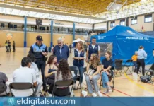 Adeje acoge la evacuación simulada de turistas durante VOLCANEX Tenerife 2026
