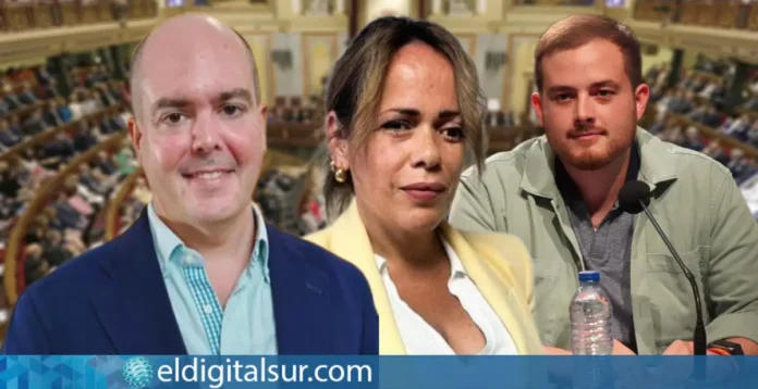 Alejandro Gómez, Sara Daroca y Naím Yánez, candidatos de VOX al Congreso de los Diputados por Santa Cruz de Tenerife