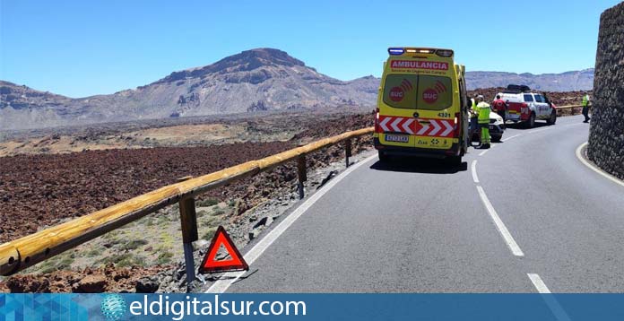 Accidente Cañadas del Teide TF-21