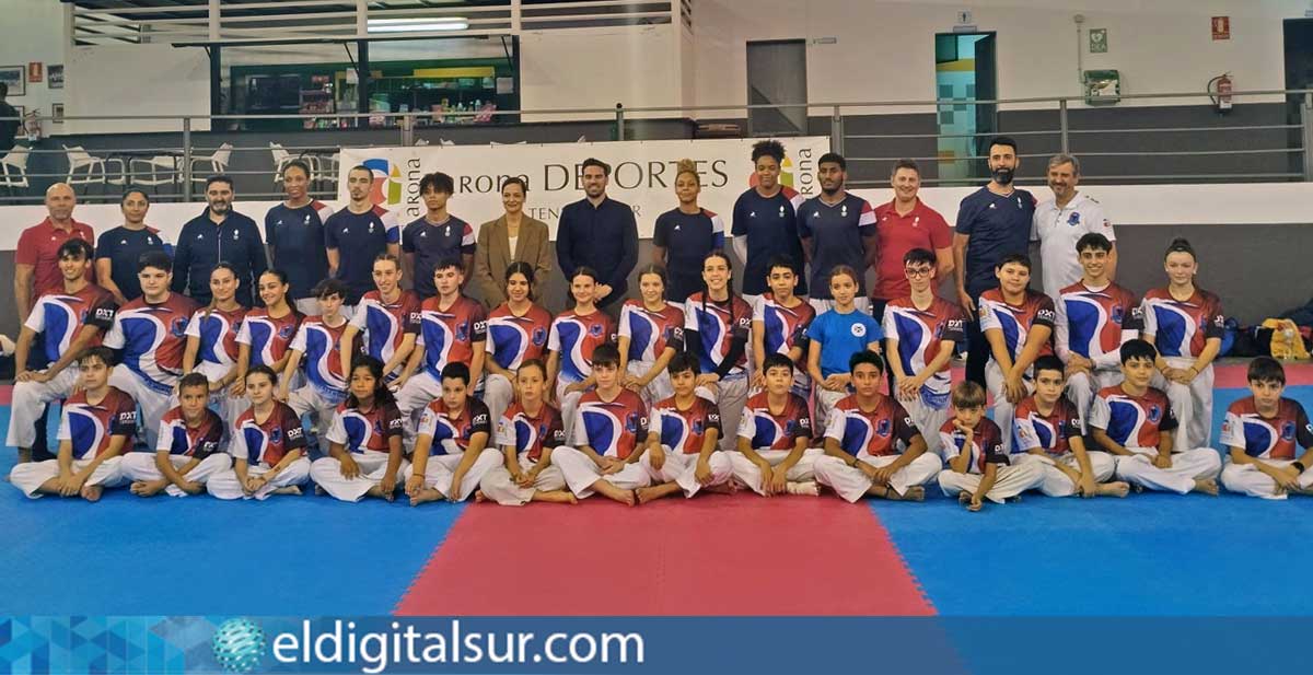 Selección francesa de taekwondo en Arona - Tenerife