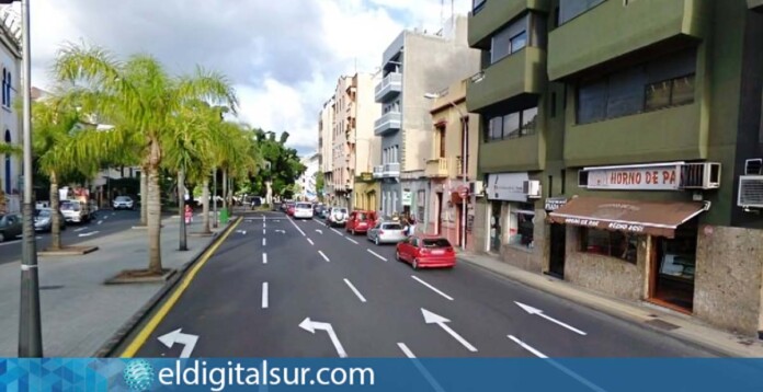 Obras de Asfaltado Rambla Santa Cruz de Tenerife.