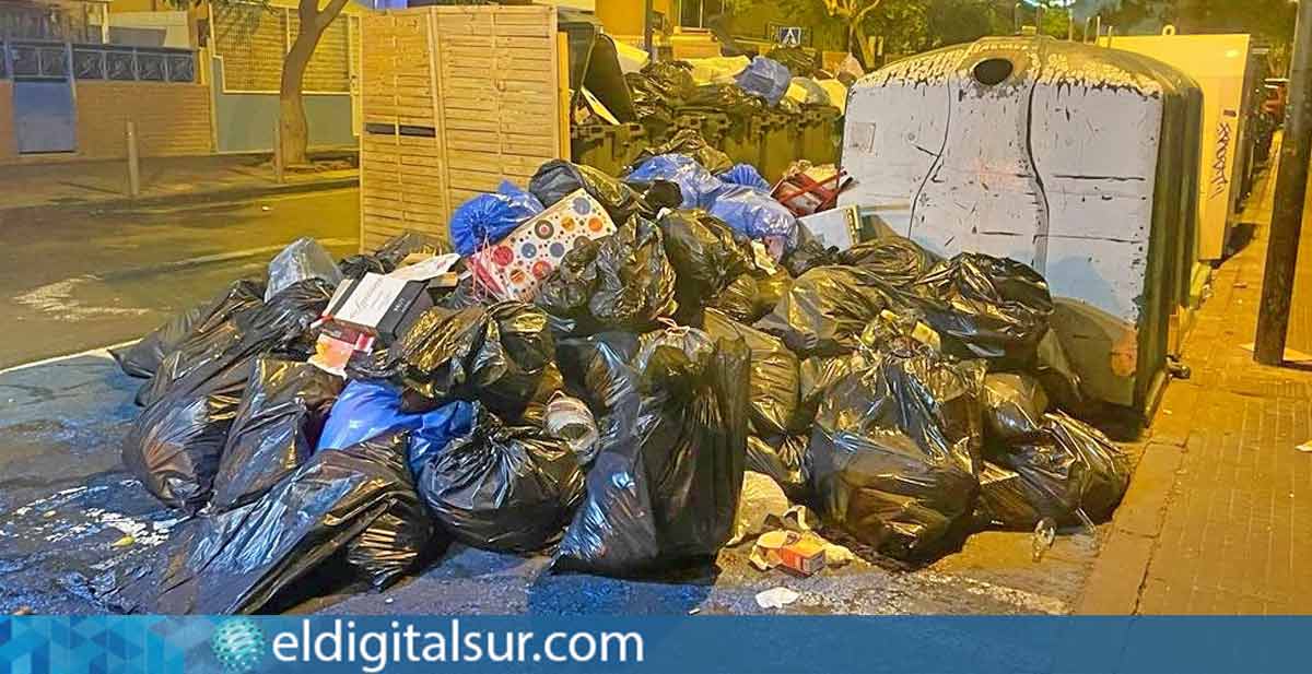 Basura Año Nuevo en Arona