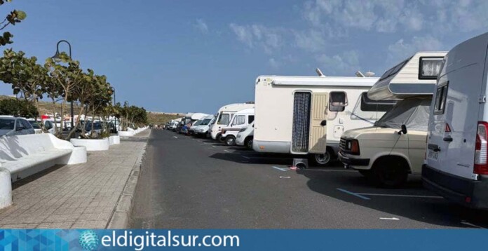 Proliferación de caravanas en Arico