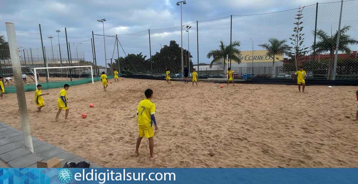Selección Infantil de Fútbol Playa de Canarias.