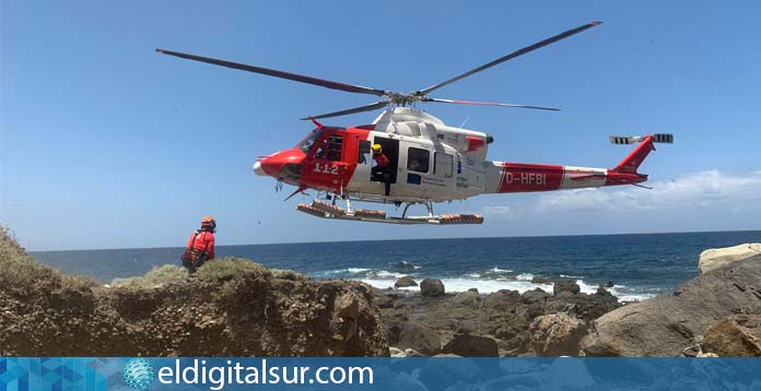 Rescate helicóptero GES