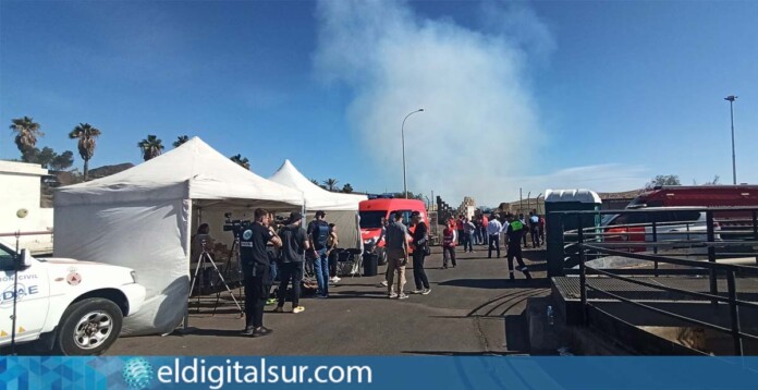 Incendio en Planta de Compostaje de Arona