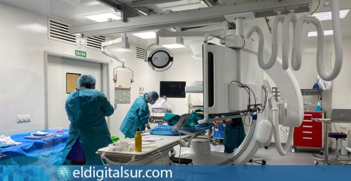 Intervención en el nuevo angiógrafo vascular monoplano