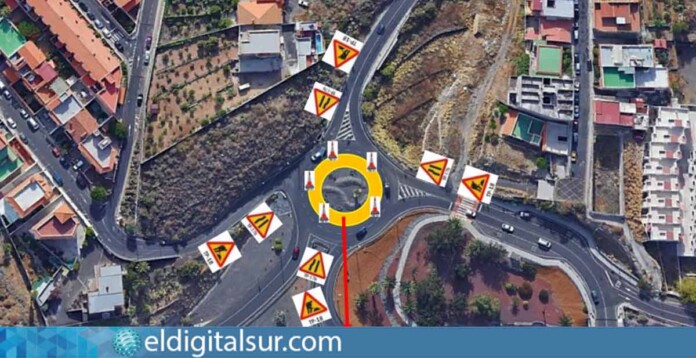 Cambios en el tráfico por obras en el enlace de la TF-1, Candelaria