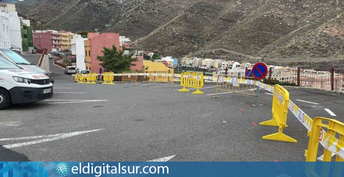 Obras de Contención de la Calle Lombardía en María Jiménez - Santa Cruz de Tenerife.