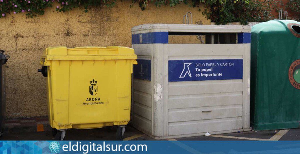 Arona, el municipio de Tenerife que más recicla envases, papel y cartón