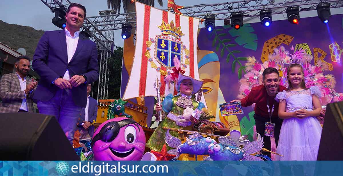 Sofía González Fernández, Reina Infantil del Carnaval de Los Gigantes 2024.