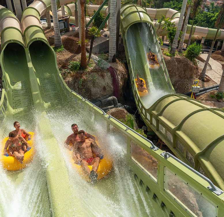 Siam Park inaugura Saifa, el tobogán acuático doble más Vertiginoso del mundo