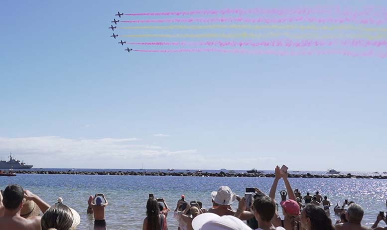 espectáculo aviones santa cruz de tenerife