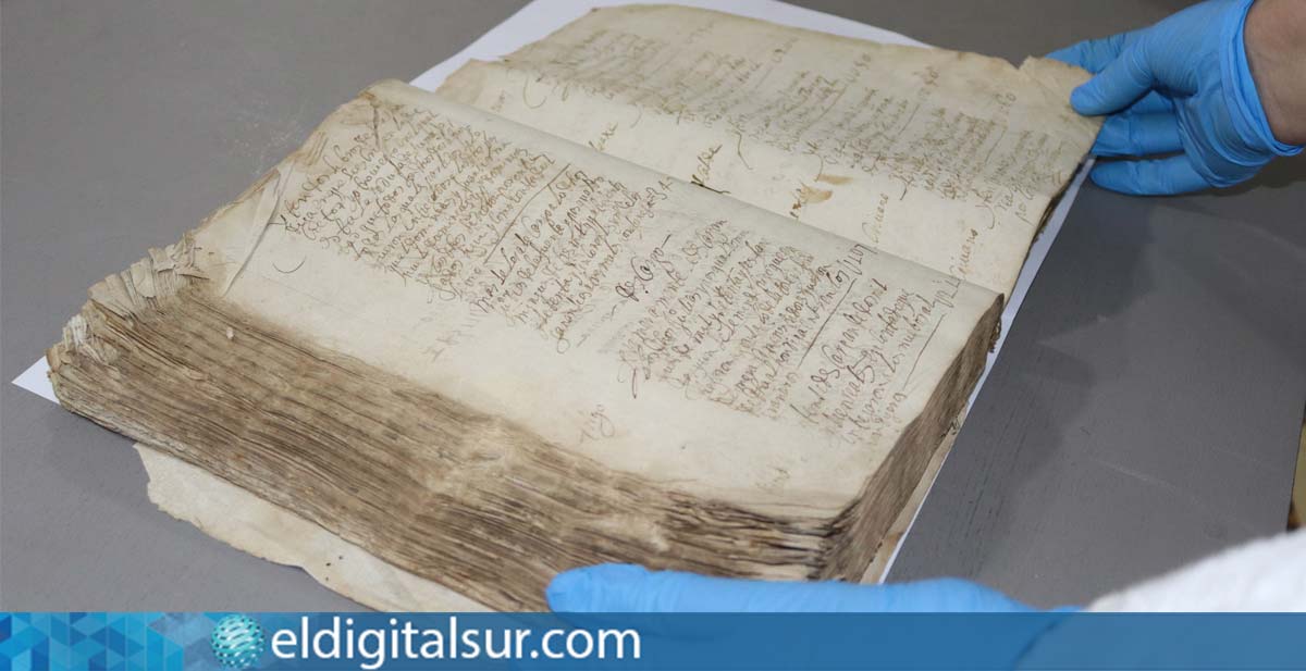 Libro del fondo documental antiguo de Tacoronte