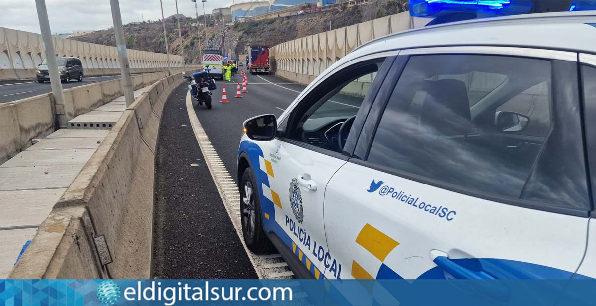 Accidente de tráfico ocurrido en vía de Penetración (TF-4)