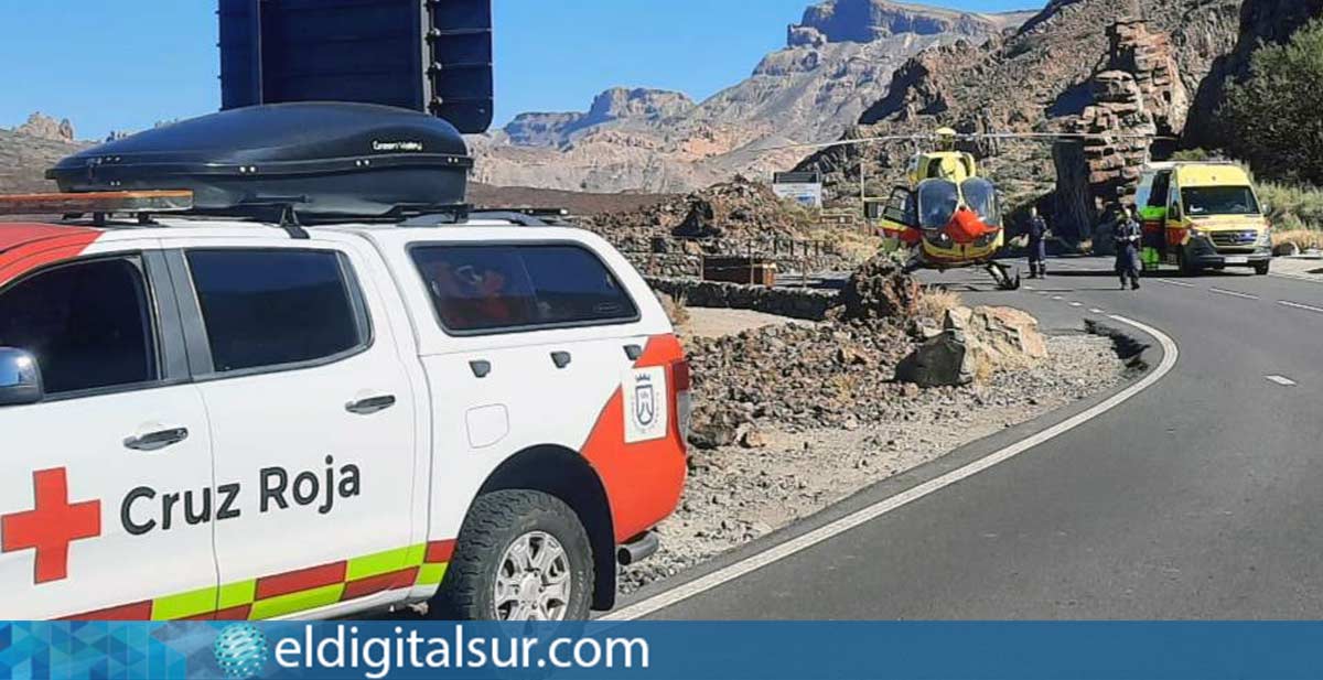 Accidente de Tráfico en la carretera de las Cañadas del Teide - kilómetro 54 - 19 Noviembre