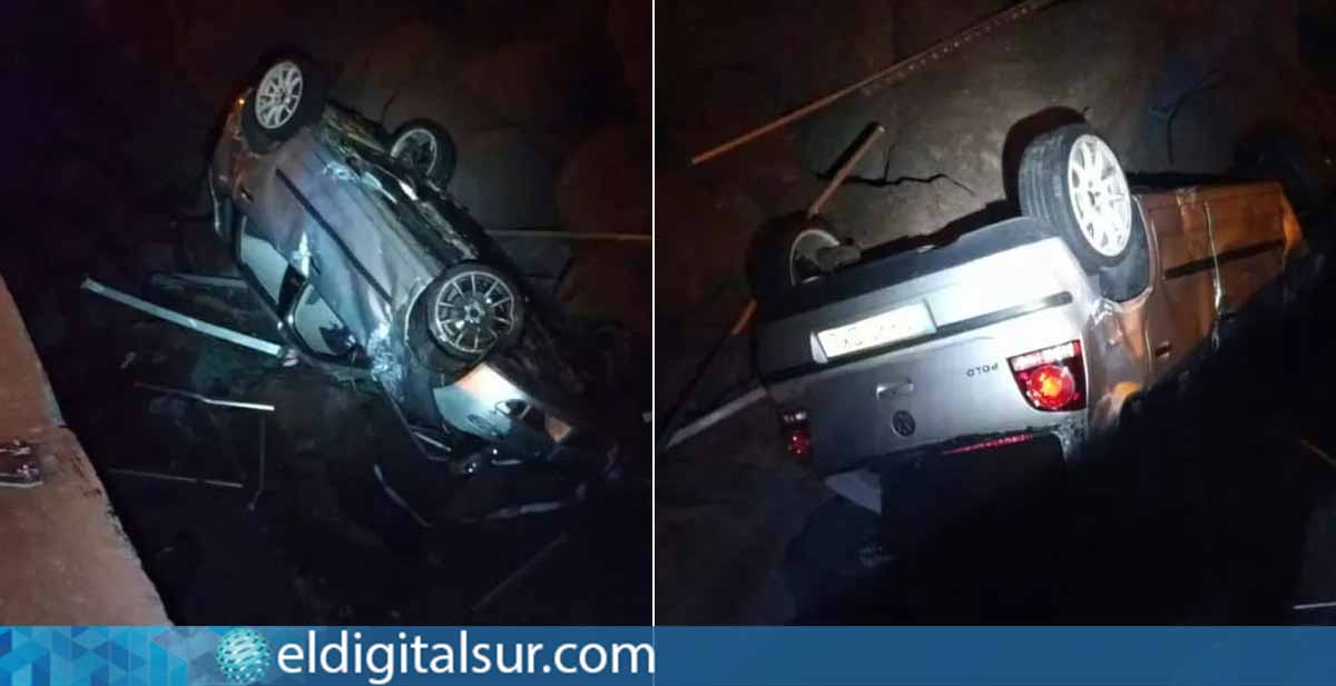 Vehículo se precipita desde tres metros en Garachico, dejando tres heridos