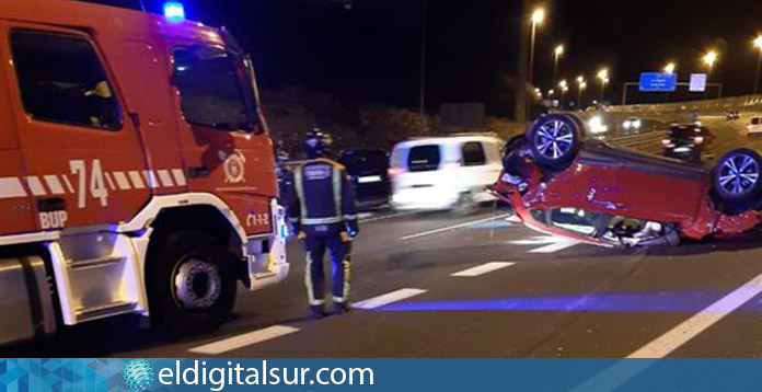 accidente en la TF-1 Sentido Norte el rosario