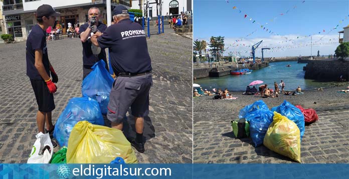 limpieza promemar costas Puerto Cruz
