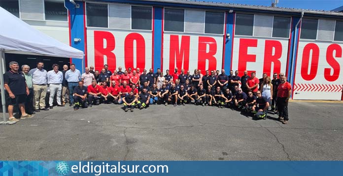 Bomberos Voluntarios Tenerife incendio forestal 2023