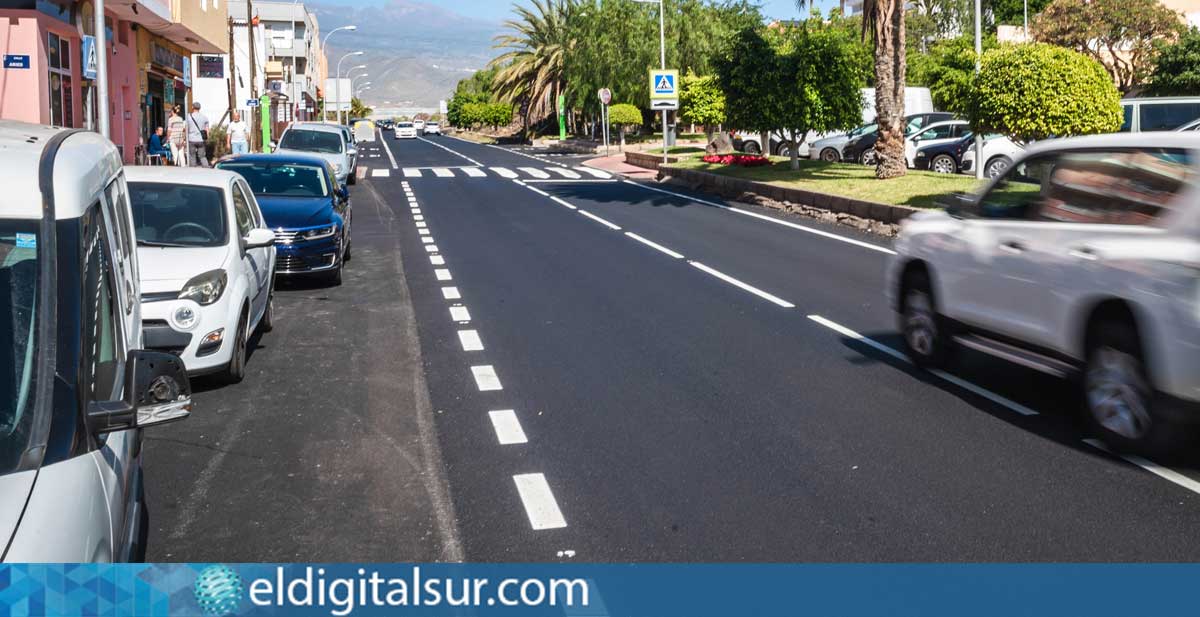 Rehabilitación de carreteras en Arona