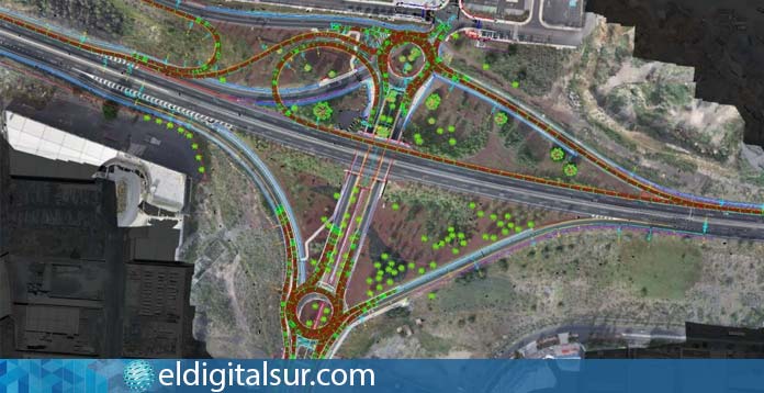 Carriles directos acceso Polígono Güímar