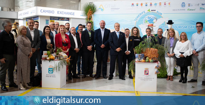 CIT Sur celebra el día mundial del turismo en el Aeropuerto de Tenerife Sur