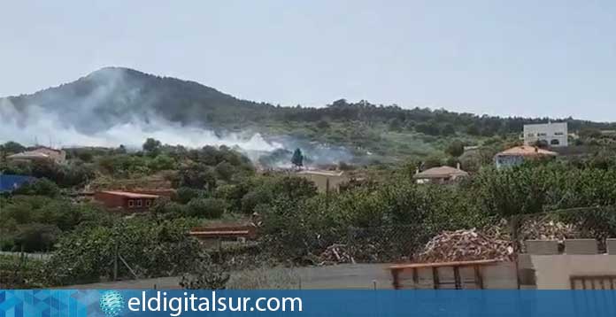 Conato de incendio en La Esperanza, Tenerife