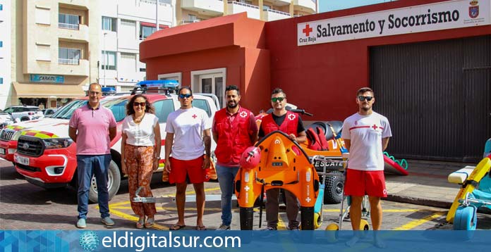 Cruz Roja rescate playas Granadilla