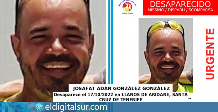 Buscan a Josafat González, desaparecido en Llanos de Aridane