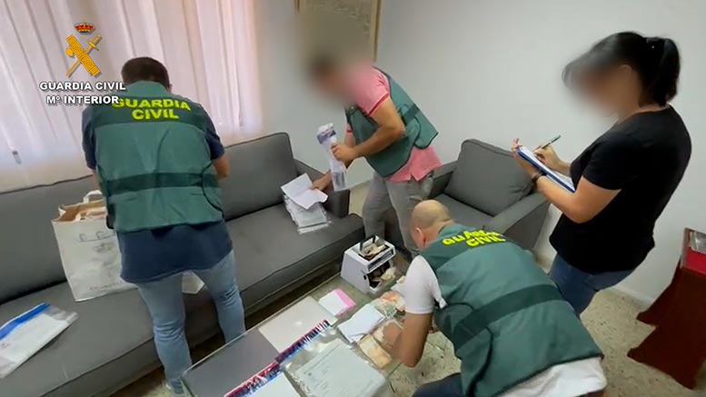 Guardia Civil desmantela en Tenerife organización criminal esquemas poncil 