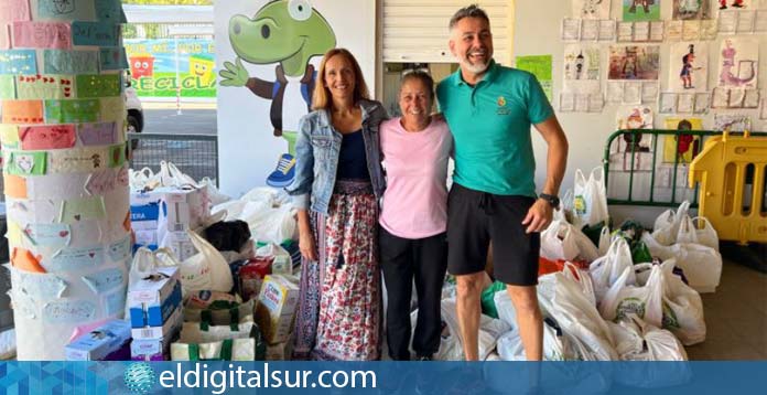 CEIP Parque La Reina recauda alimentos banco alimentos arona