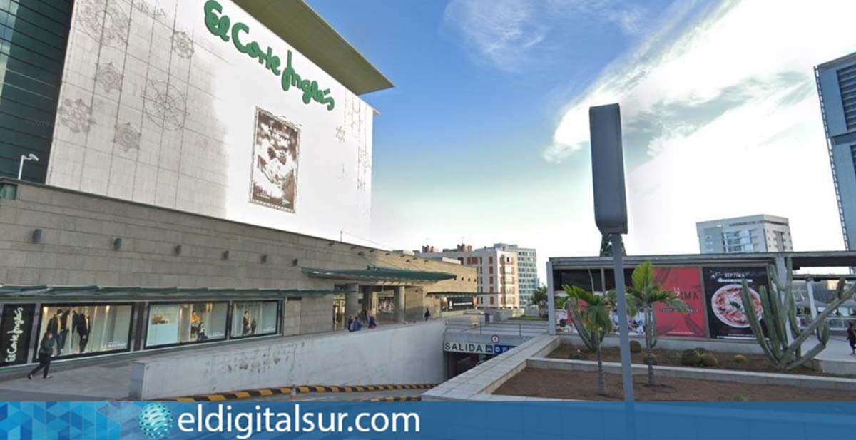 aparcamiento de El Corte Inglés en Santa Cruz