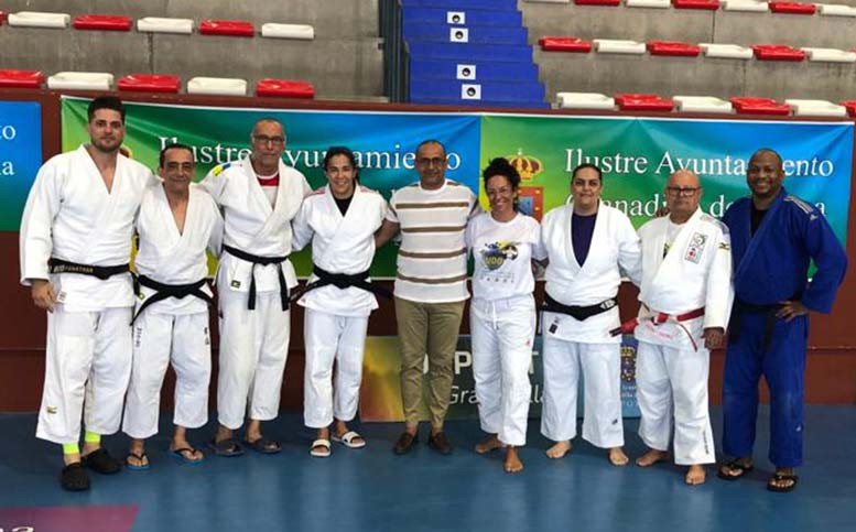 Granadilla de Abona recibió a la judoca Cristina Cabaña,