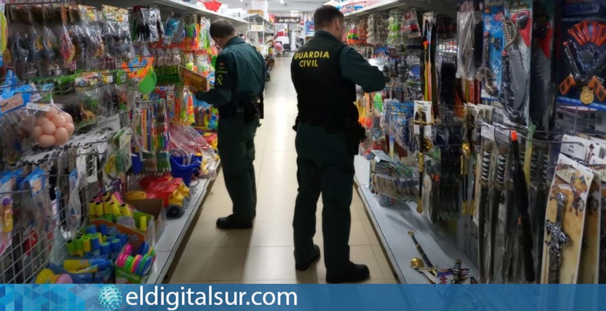 Guardia Civil inspección de juguetes