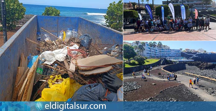 Se retiraron más de 1.000 kg de desechos de la costa de Santiago del Teide