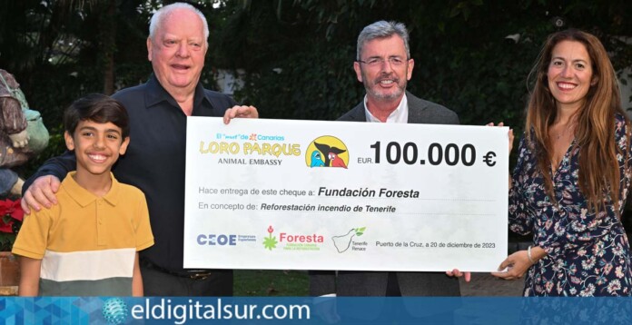 Loro Parque contribuirá a la regeneración de los montes de Tenerife
